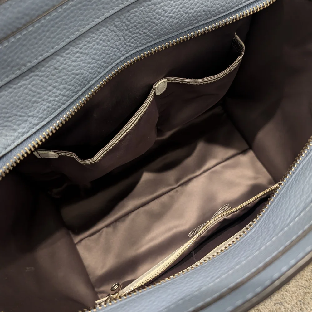 Henri Bendel Light Blue Satchel Bag - Picture 5 of 12